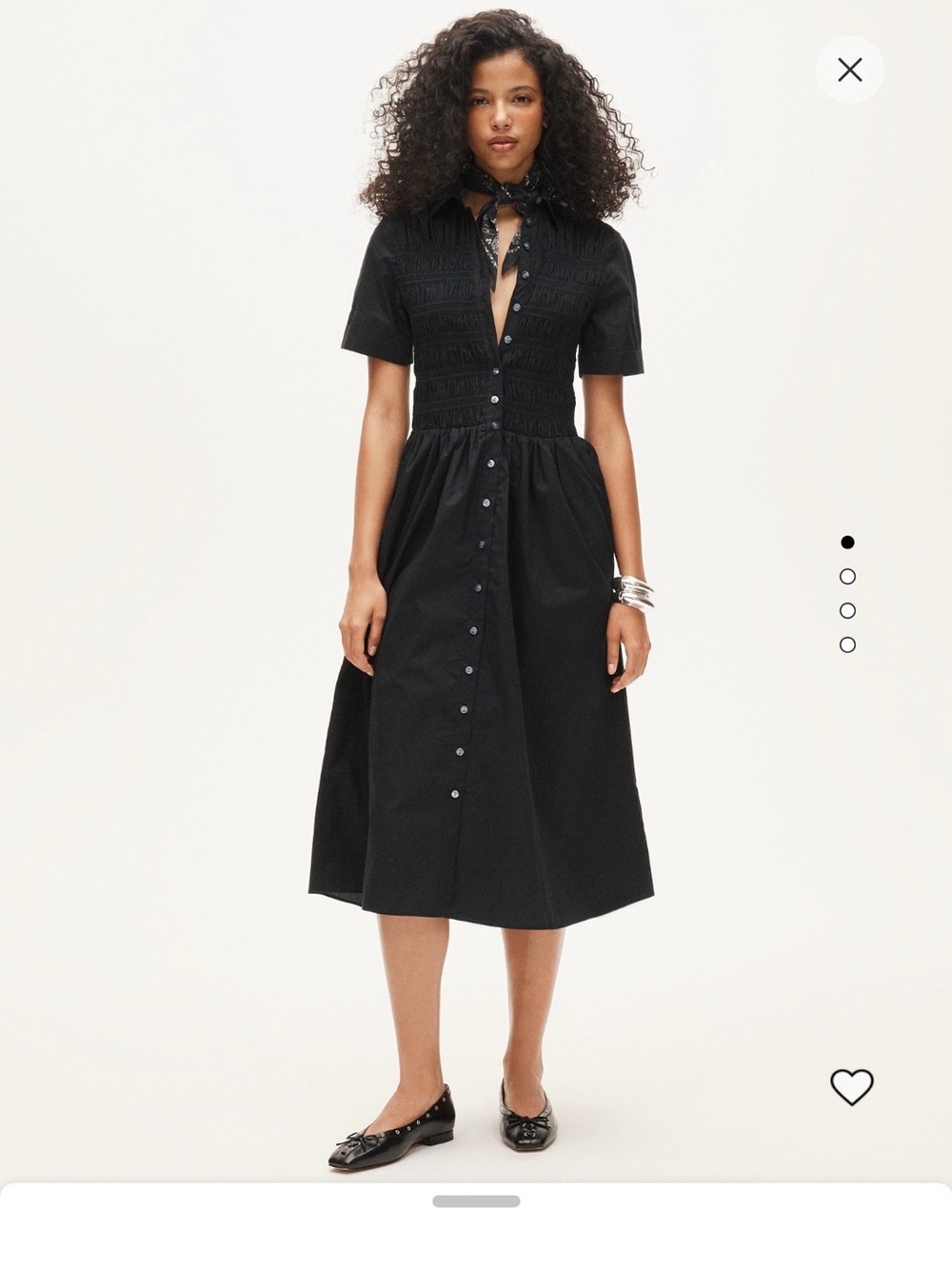 JCrew Elsie shirt Dress poplin Sz S